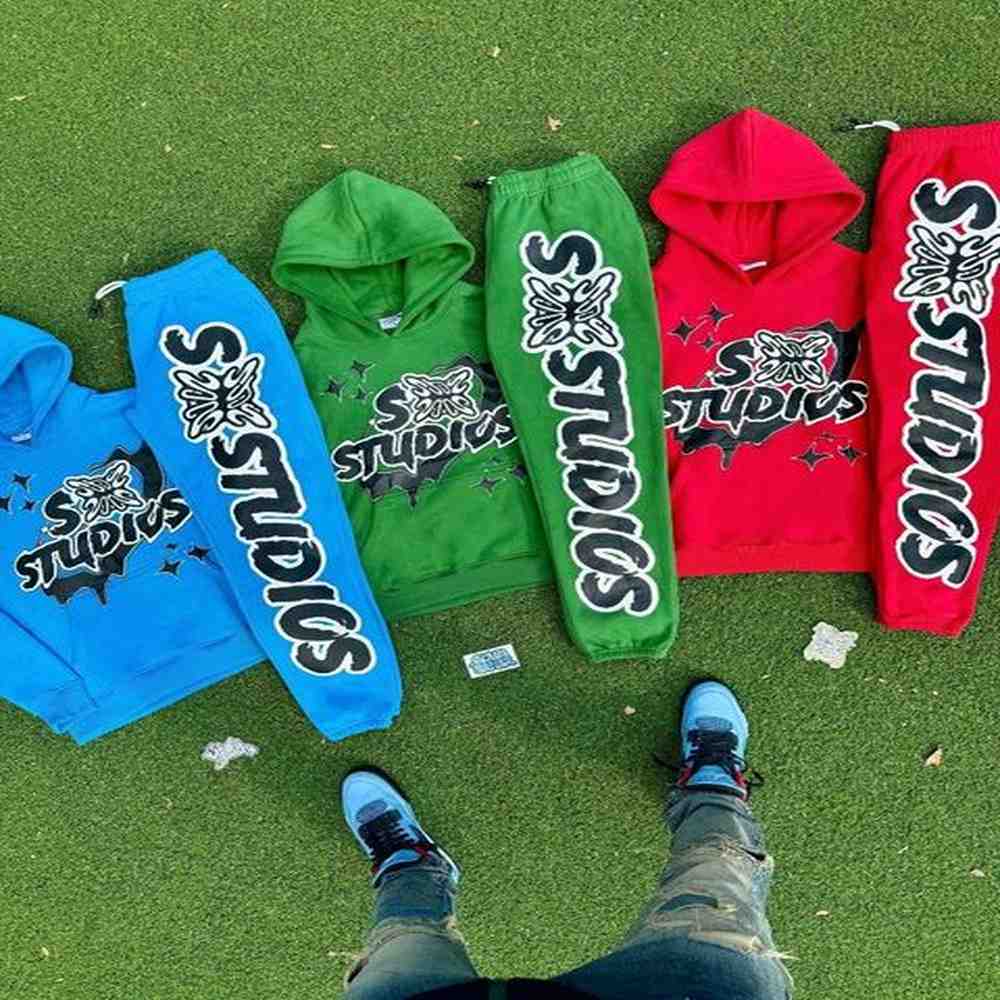 Men's Tracksuits Haruku Style Set Letter Print Hoodies Women Sweatpants Y2k Tops Tracksuit Men Pants Streetwear Gothic Clothing