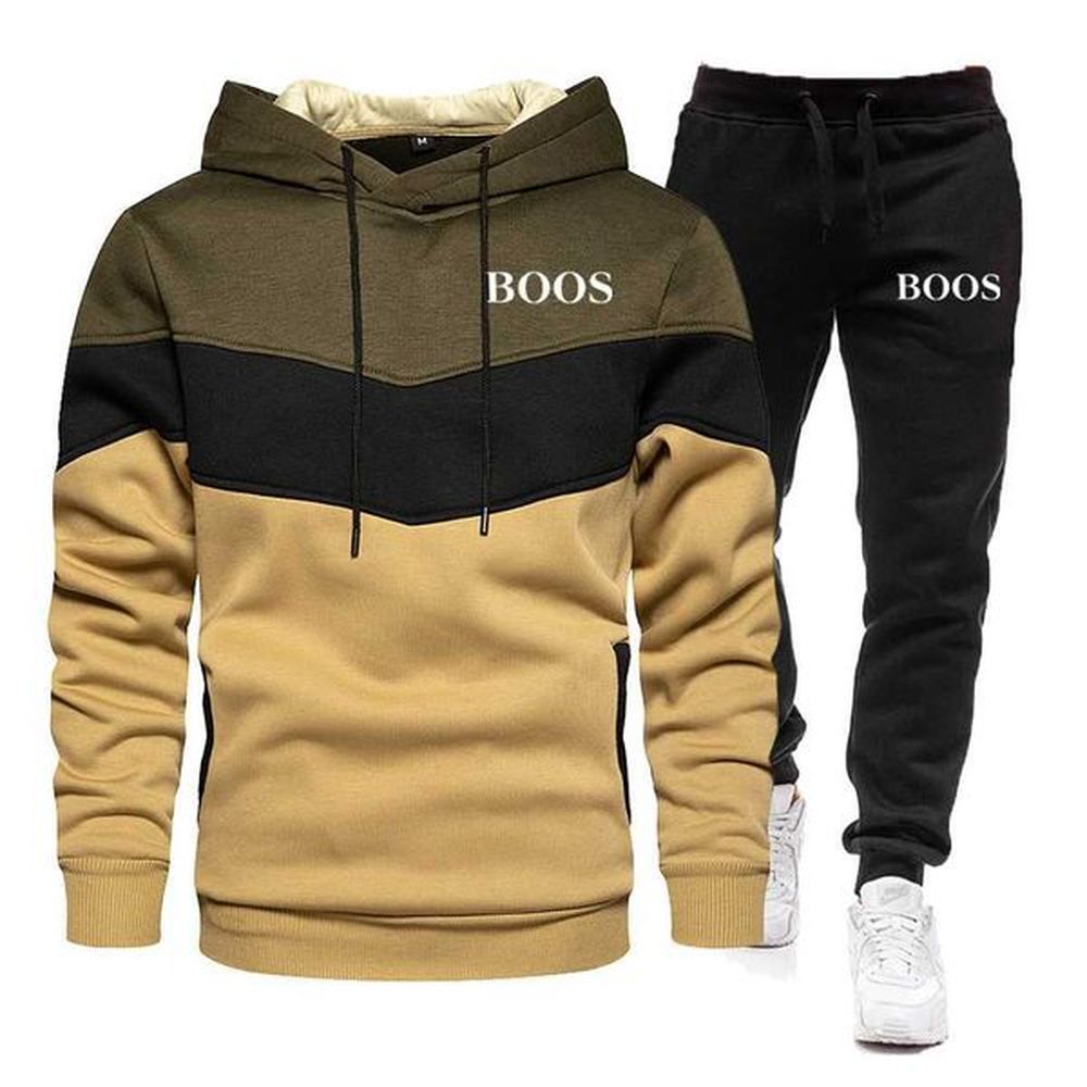Men's Tracksuits Mens Letter Print Tracksuit Casual Jogging Suit Outdoor Set Hoodies + Sweatpant 2pcs Autumn Fashion New Streetwear S25