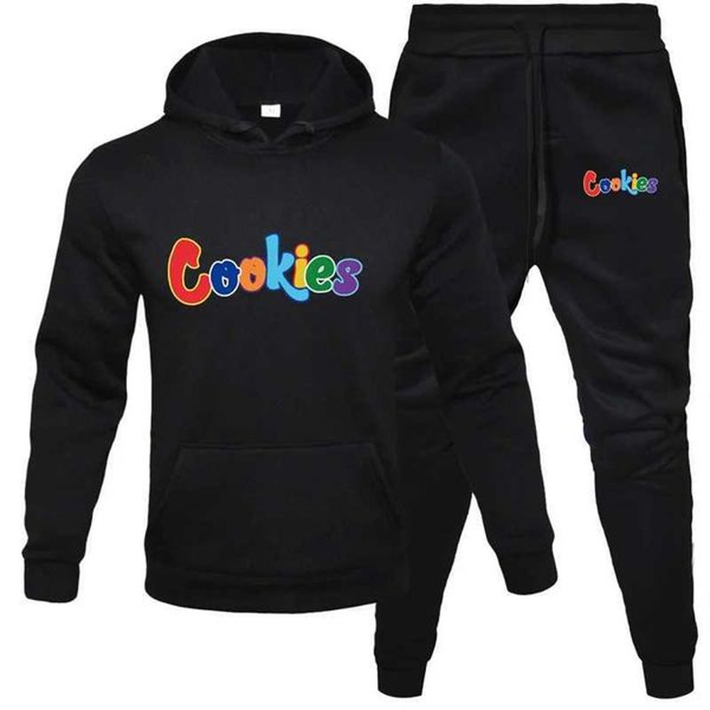Men's Tracksuits 2-piece Tracksuit hooded sweatshirt+drawstring pants mens sweatshirt running sweatshirt mens brand autumn winter H2412