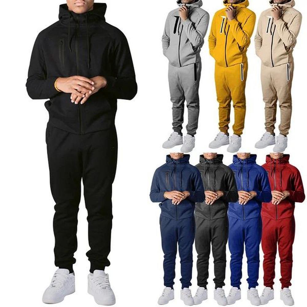Men's Tracksuits Set Jogger Jogging Suit Two Piece Outfit Sweatsuit 2024 Arrivals Pants Tracksuit