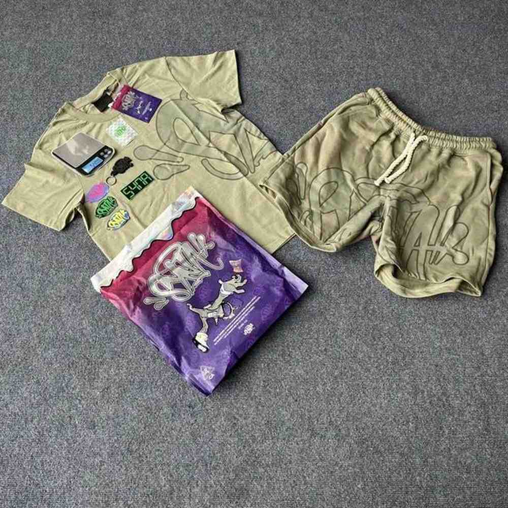 Men's Tracksuits Ts Mens Strtwear Tops Trunks Central Y2k Fashion Clothes Cotton Casual Summer Outfit T-shirt Shorts Womens Clothing H2
