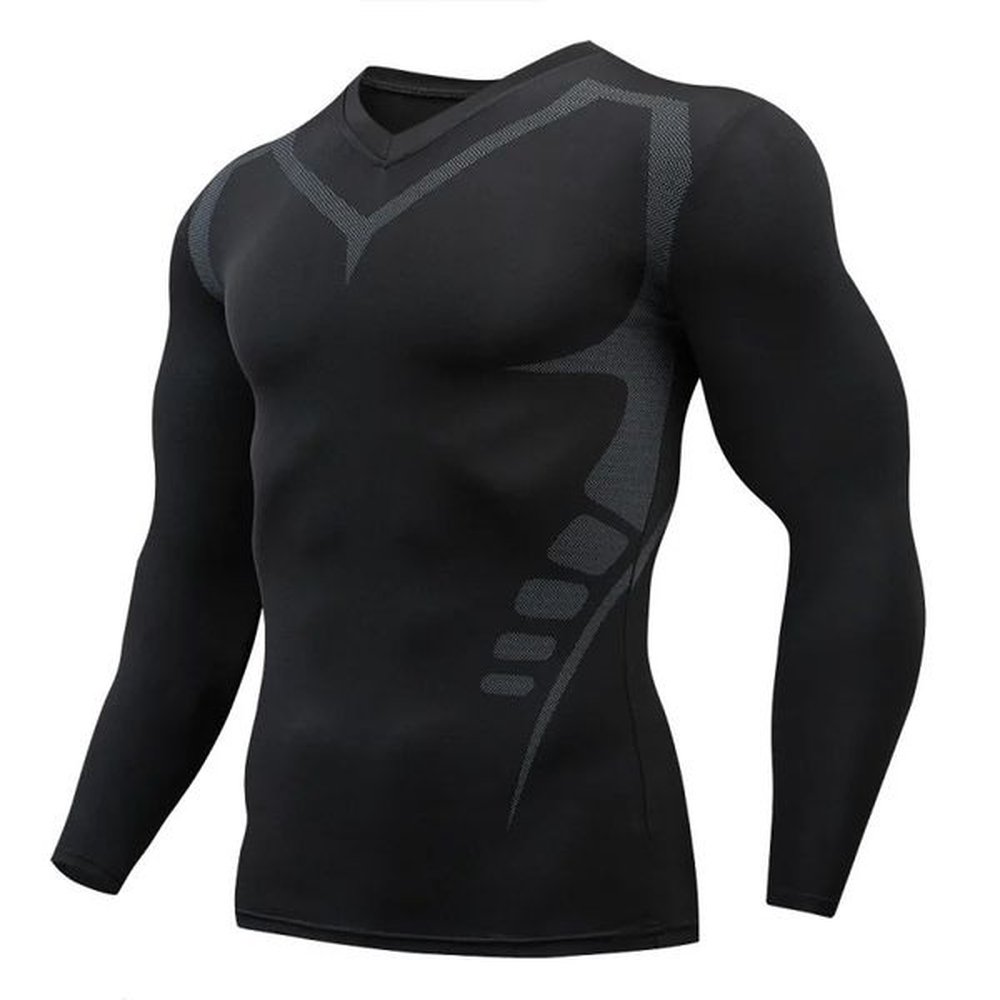 Mens Tshirt Men Running Sport T Shirt Compression Fitness Tops Tee Quick DryTight Training Gym Shirts Jersey 250106