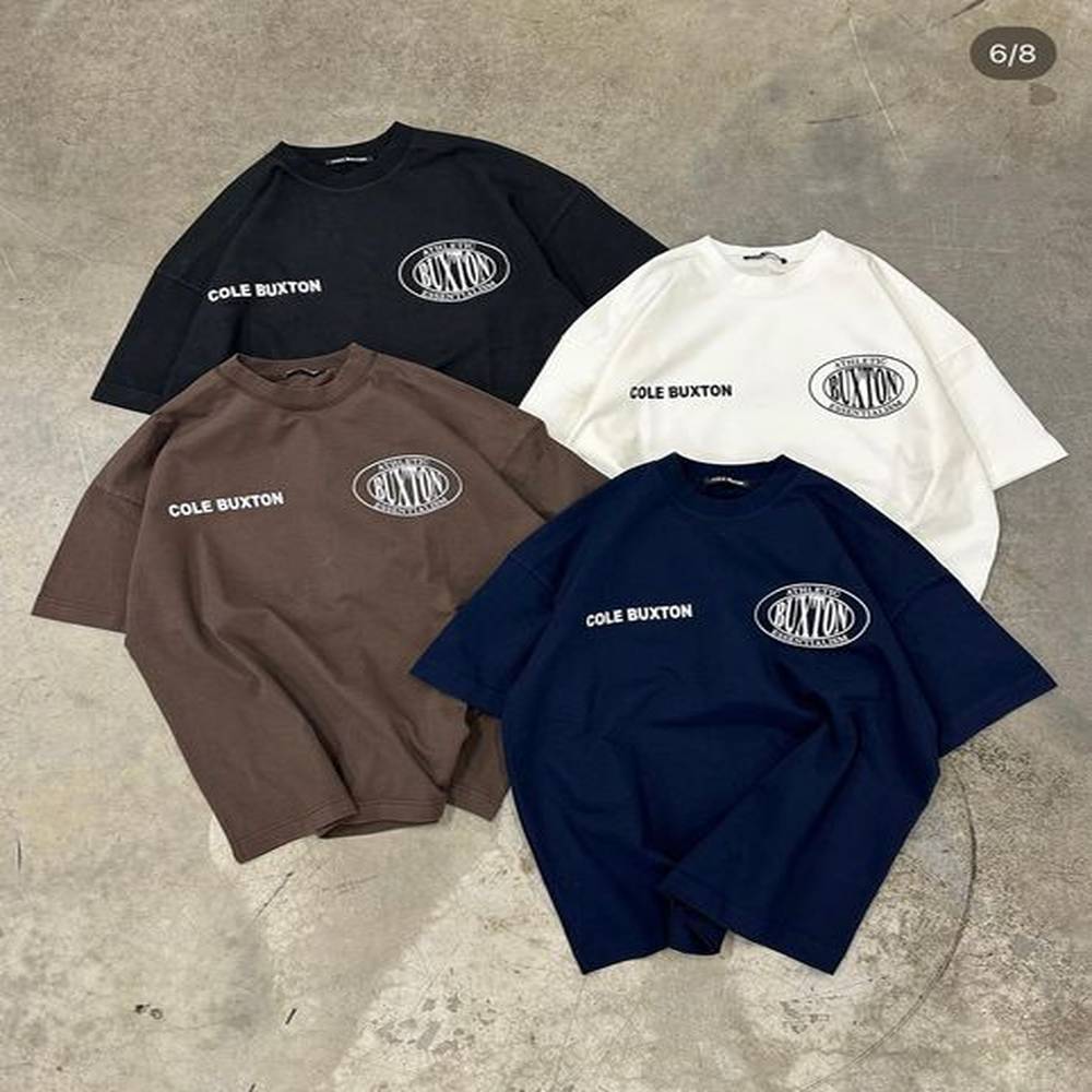 Mens T-Shirts cole buxton t shirt Summer Spring Loose Shirt Men Women High Quality Classic Slogan Print Top Tee