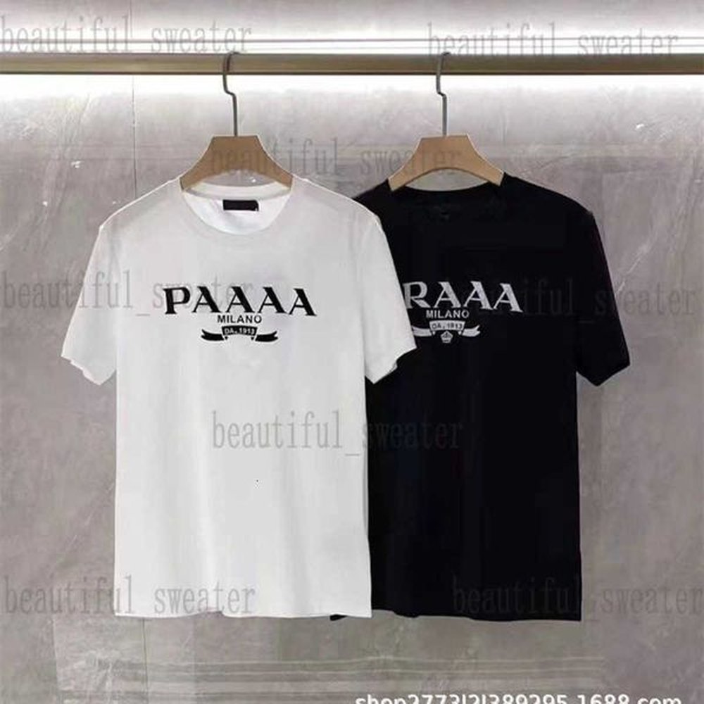 Men's T-Shirts designer New Printed T-shirt for Men and Women Versatile Pure Cotton Trendy Brand Short Sleeve Couple Half FGW9