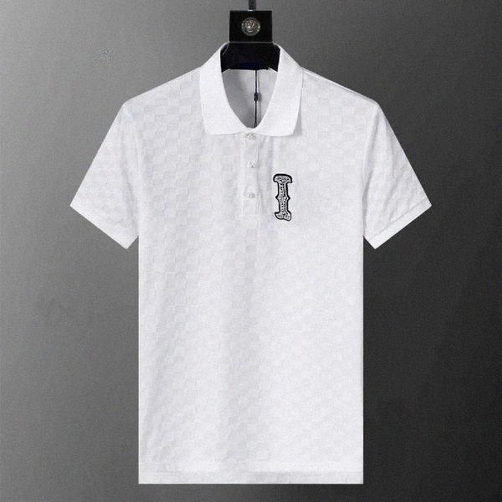 Men's T-Shirts European station luxury designer casual polo shirt mens tshirt classic solid color G letter embroidery summer p short cl