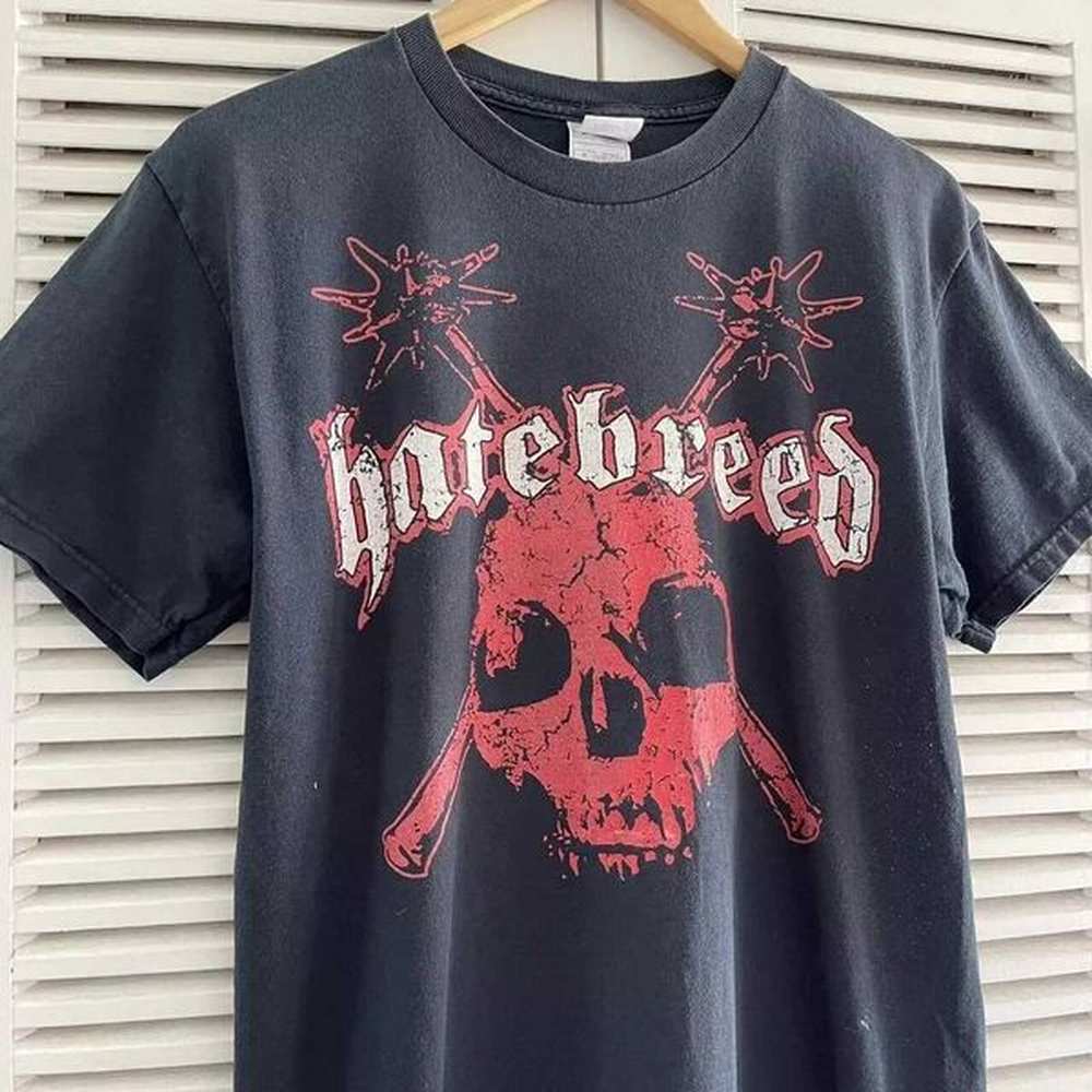 Men's T-Shirts Hatebreed Band Black Short Sleeve Cotton T-shirt Unisex Reprint S-5XL Men Women J250208