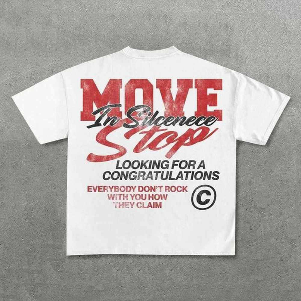Men's T-Shirts Hot selling Strt style T-shirt Y2K hip-hop letter graphic printed cotton T-shirt mens new Harajuku Gothic short Slved to