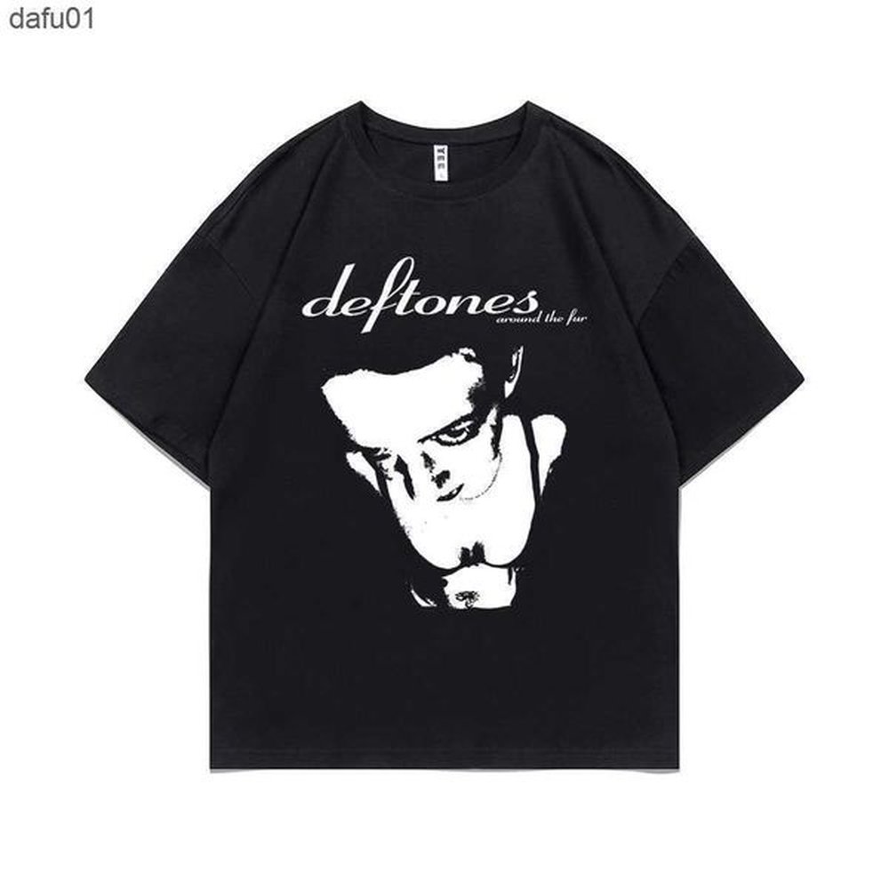 Men's T-Shirts Limited Edition Deftones Tshirt Around The Fur T-shirt Adrenaline T Shirt White Pony Deftones Merch Chino Moreno Diamond