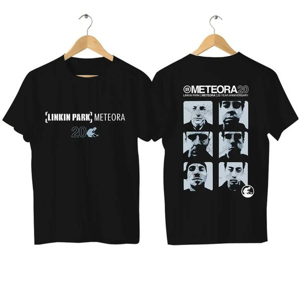 Men's T-Shirts 2024 Men T Shirt Casual Linkin Meteora 20th Anniversary Park T-shirt Graphic Oversized Breathable Comfortable Strtwear S