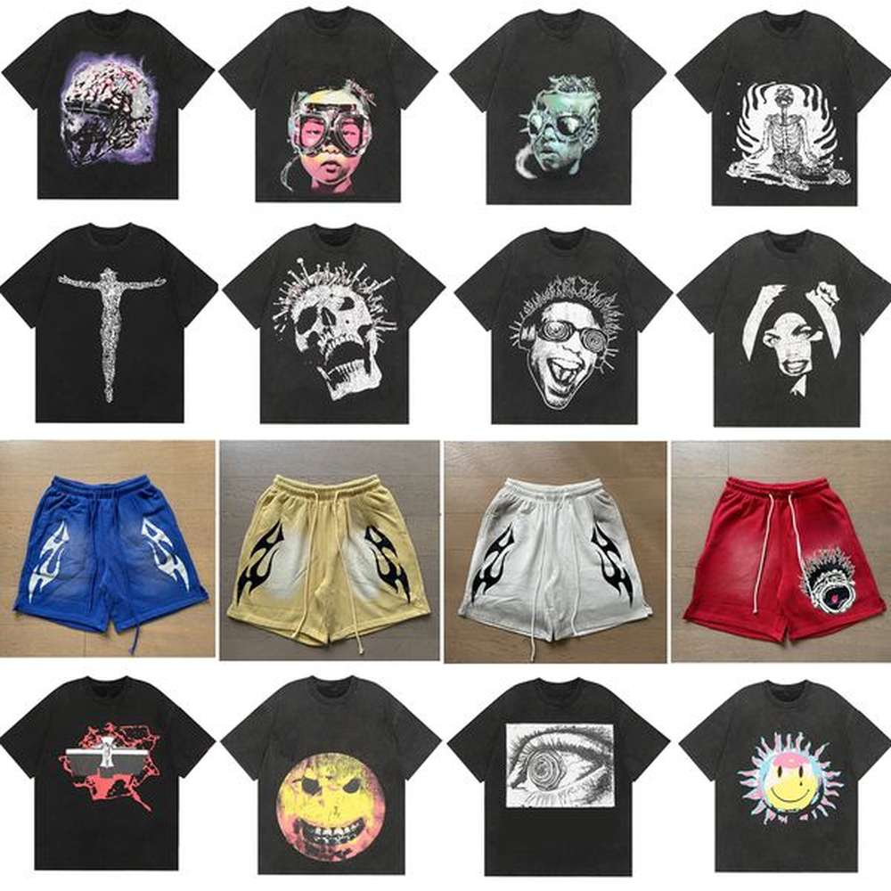 Men's T-Shirts Mens Breathable Cotton Crew Neck Short Sve Graphic T-Shirt Casual Loose Fit Streetwear Tee Red Blue Orange Black White P