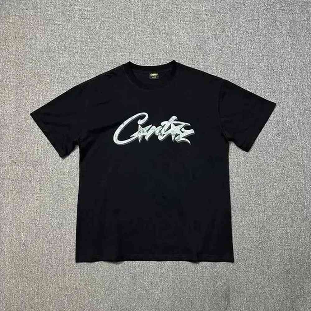 Men's T-Shirts Mens pure cotton American T-shirt oversized short sleeved T-shirt luxury brand printing childrens T-shirt 2024 fashion c
