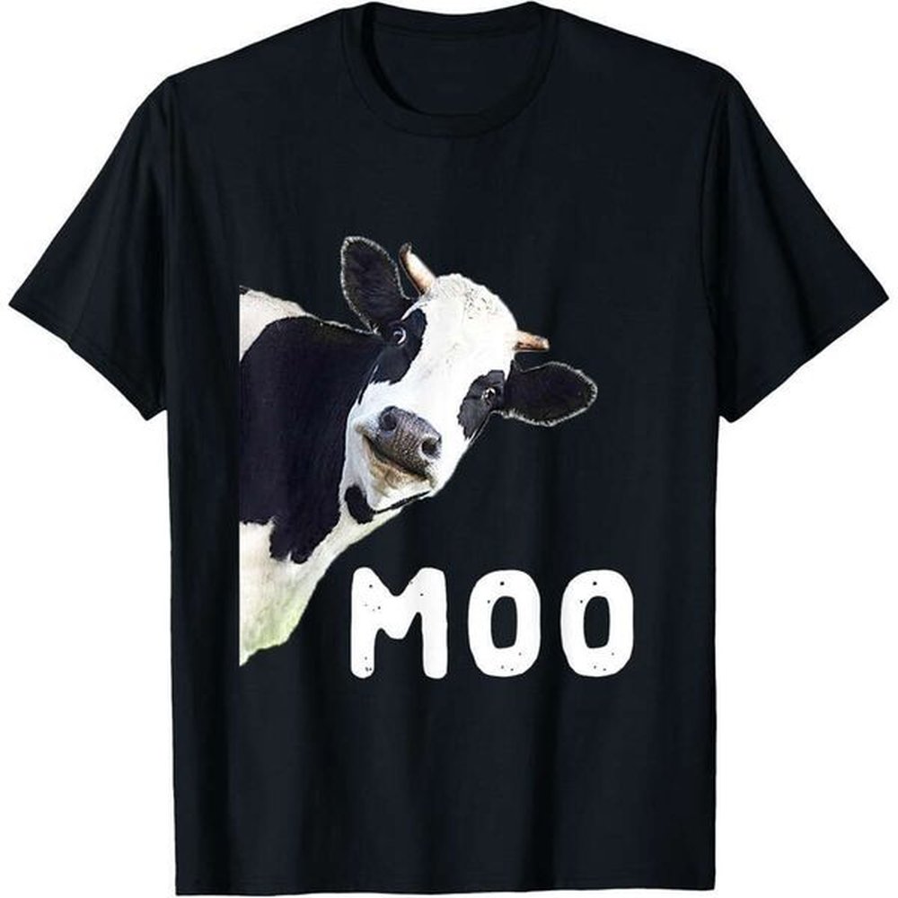 Men's T-Shirts Mens Womens T shirts Cute Cow T-Shirt Short sleeve tshirt tops clothes Tee Animal pattern S24163