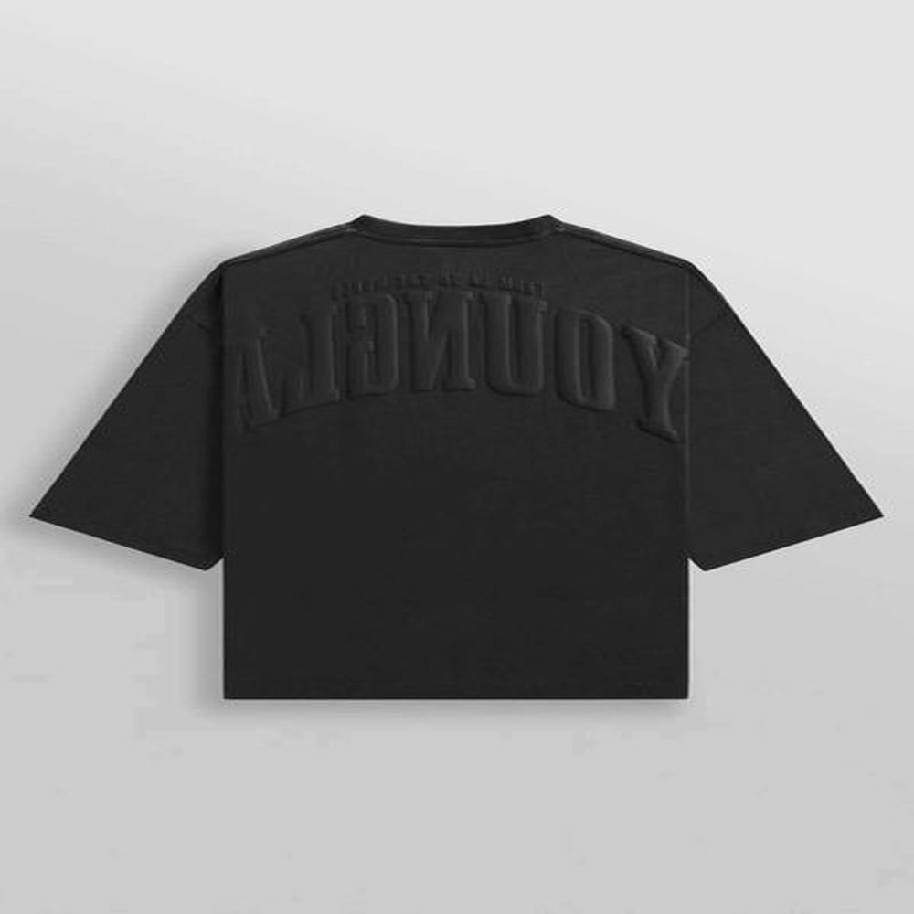 Men's T-Shirts New comer oversize T-shirt foam printed cotton short sleeve American sports fitness casual jacket gym Y250101VM6Z