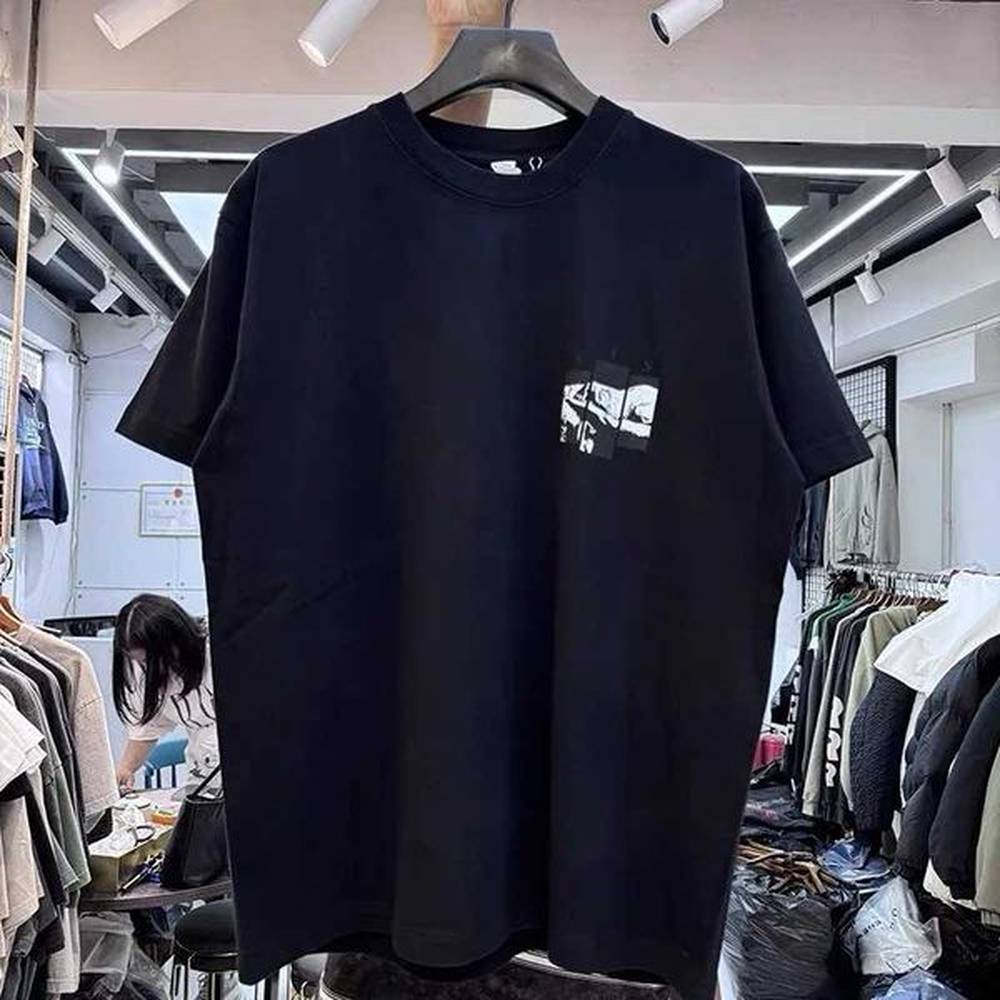 Men's T-Shirts Sprand summer 2025 new film illustrations printed T-shirt J250102