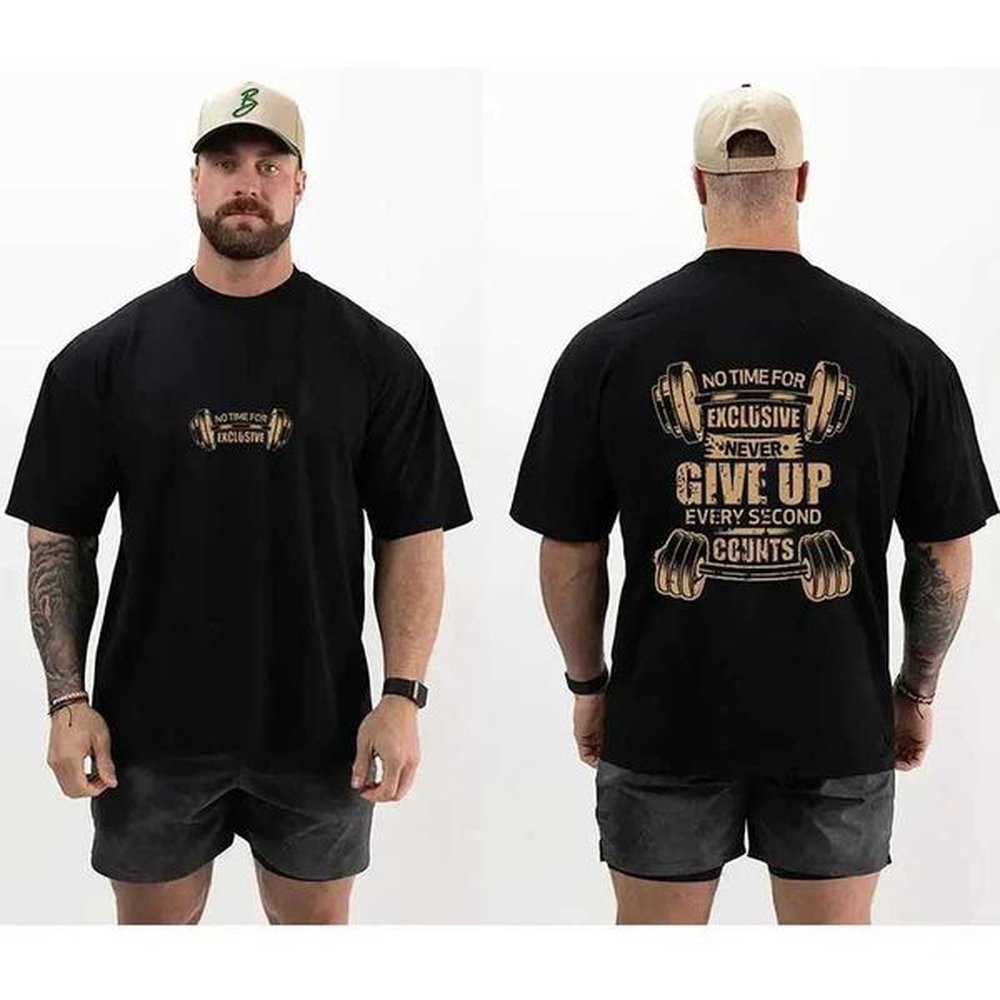 Men's T-Shirts Summer Gym Mens T-shirt Thavage Muscular Short Slve Top Men CBUM Cotton Fitness Sports T New Loose Oversized Joggers Shi