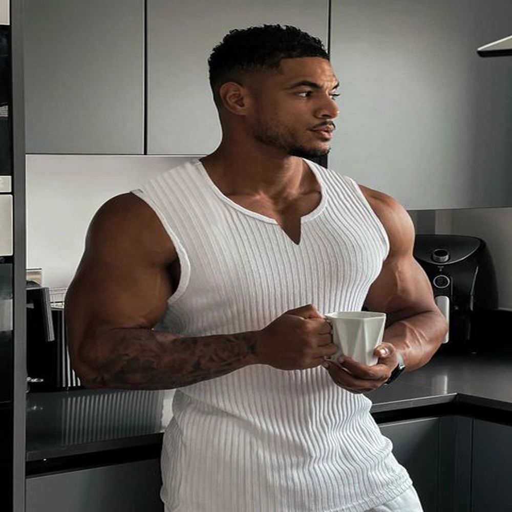 Men's T-Shirts Summer new men V-neck Vest gym Tank top Men Fitness sleeveless shirt Exercise Sports Undershirt Gyms train vest J250208