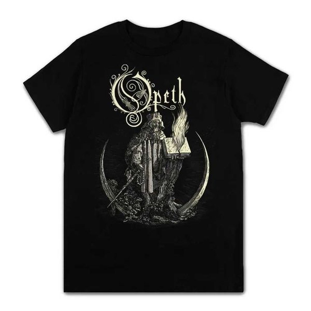 Men's T-Shirts Vintage Progressive h Metal Band Printed T-shirt for Men Women Fashion Opeth Band Short-Slved Ts 100% Cotton Strtwear H2