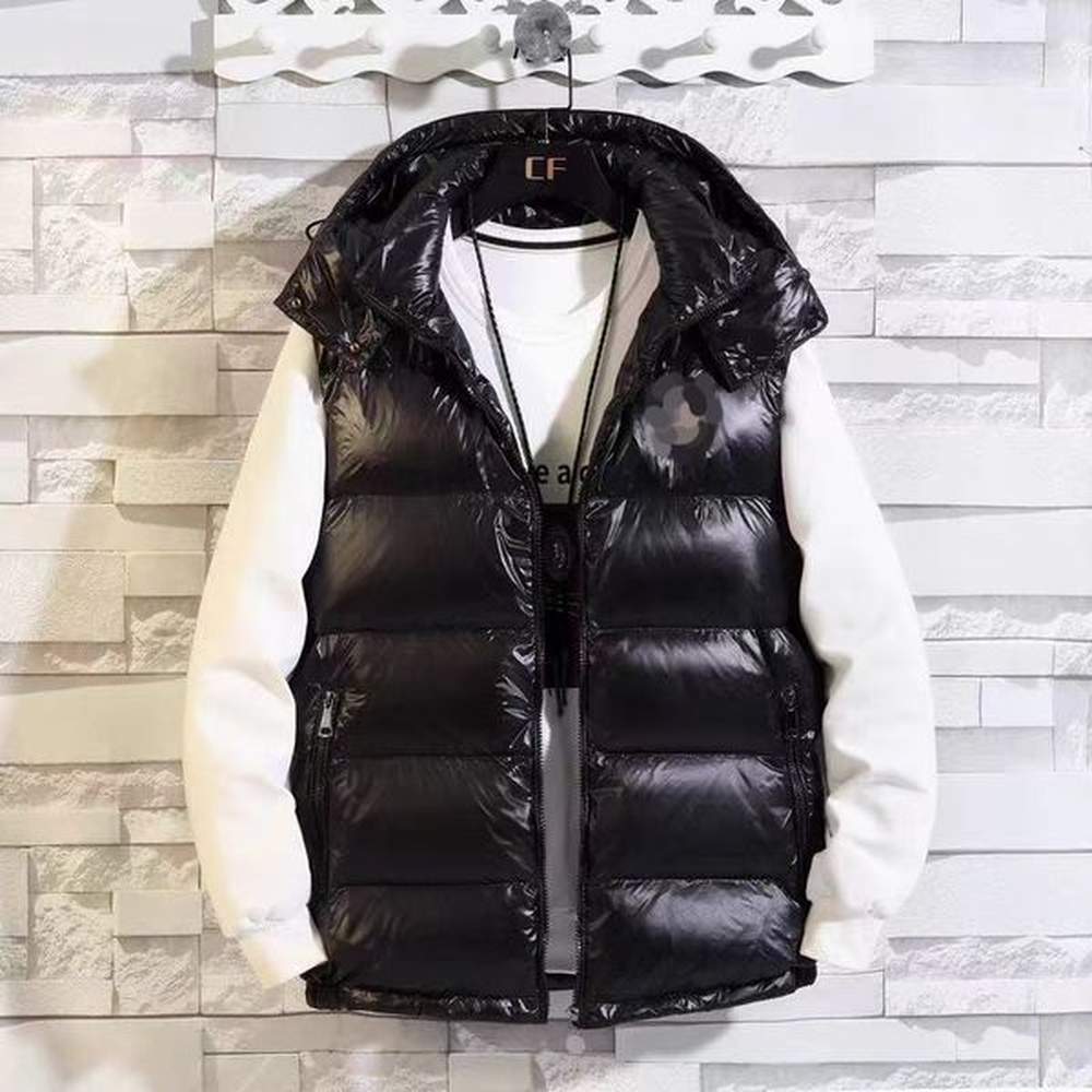 Mens vest Designer Jacket Hooded Vest Luxury down womens vest Feather filled material Coat Warm Gooe CoatS-XXXL