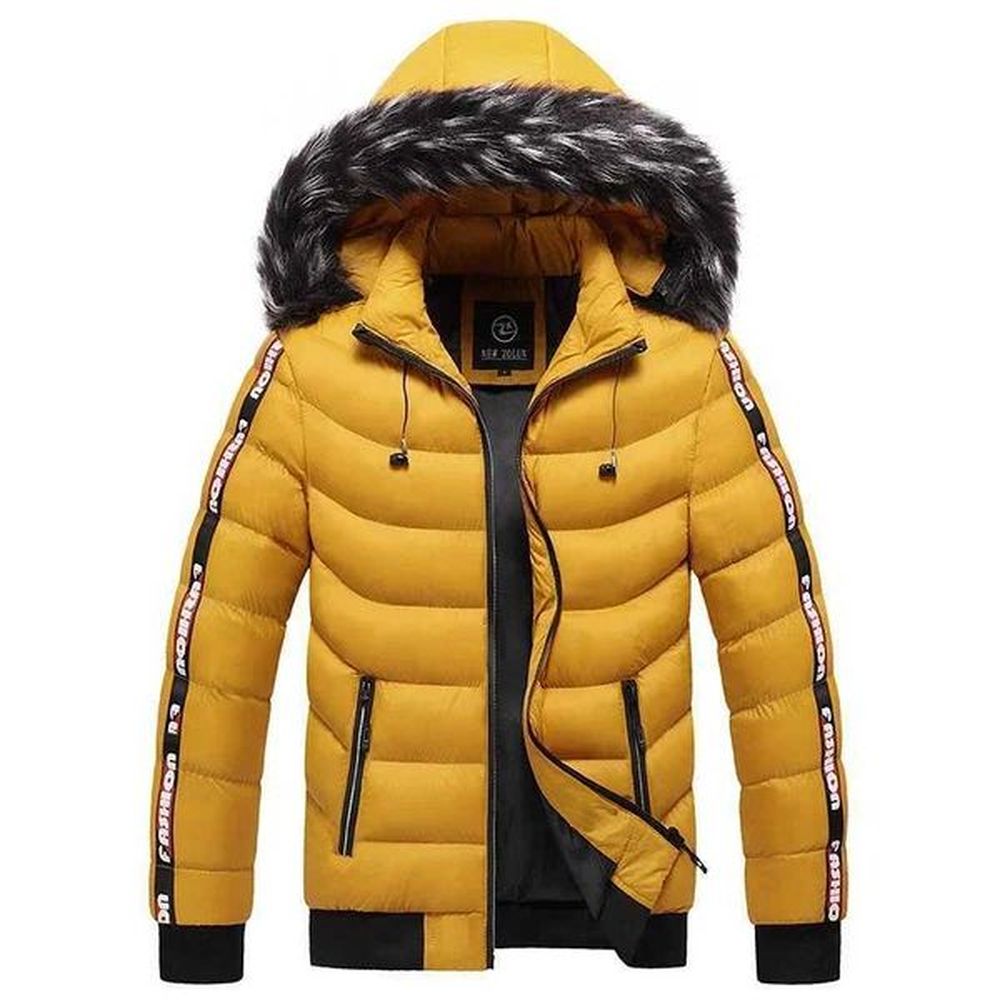 Mens Winter Down Jacket New Solid Color Casual Loose Plus Size Outdoor Travel Hoodie Mens Hot Jacket X241017