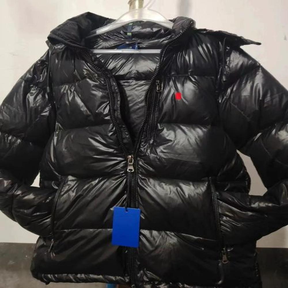 mens winter jacket polos puffer jacket down jacket coat men classic Embroidery cotton thick body warmer winterjacke fashion casual zipper ho