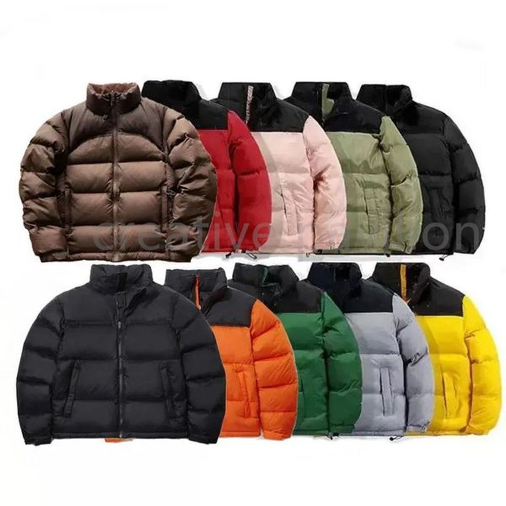 Mens winter 1996 Jacket Women Down embroidery Down Jacket Warm Parka Coat face Men Puffer Jackets Letter Print Outwear Multiple Colour print