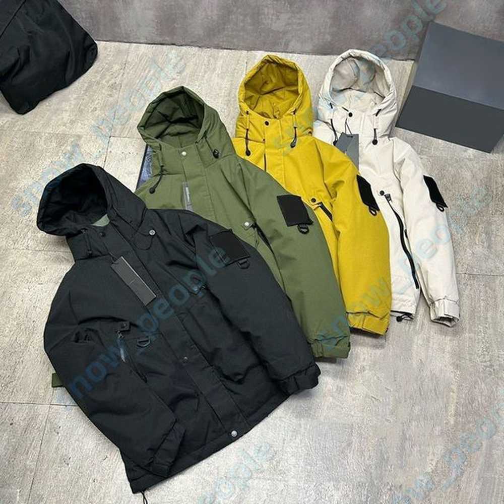 Mens Winter Jacket Womens Cargo Down Hooded Down Jacket Warm Parka Coat face Men Puffer Jackets Men Thick Windbreaker Coat Asian Size M-3XL