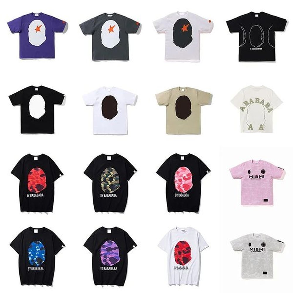 mens women designer t shirt hip hop clothes summer shirts women t shirts Fashion paint couple short sleeves tee loose