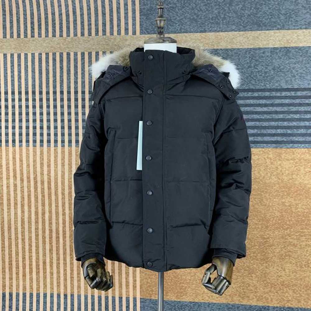 Mens Women Down Jackets Canada Hood Puffer Outerwear White Duck Windbreak Designer Men Parkas Jacket Collar Winter Puffer Fur Winter Warm Co