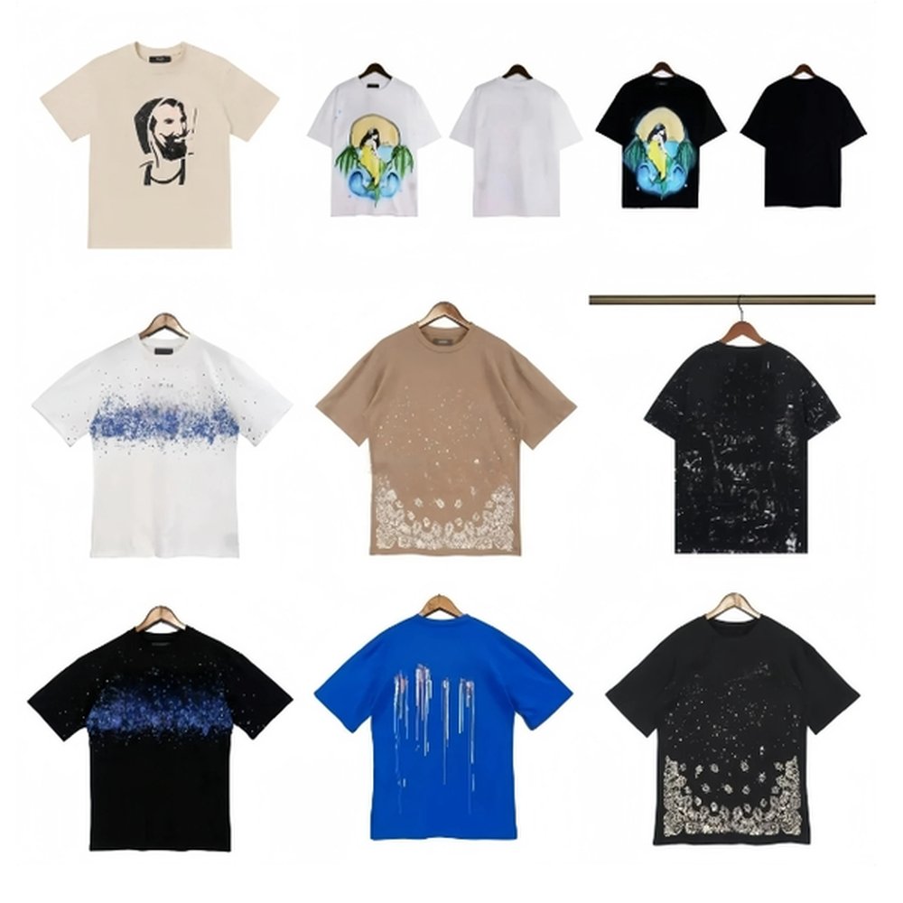 2025 Mens Womens Designer T shirts Printed Fashion man T-shirt Top Quality Cotton Casual Tees Short Sleeve Luxury Hip Hop Streetwear TShirts
