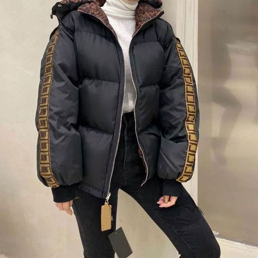 mens womens fashion down jacket doublefaced winter coats men puffer