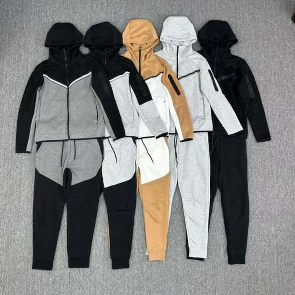 Mens Womens Nocta Hoodies Pants Tracksuits Jackets Tracksuit Tech fleece Full Zip Hooded Sweatshirt Loose Pants Man Black White Grey Sports