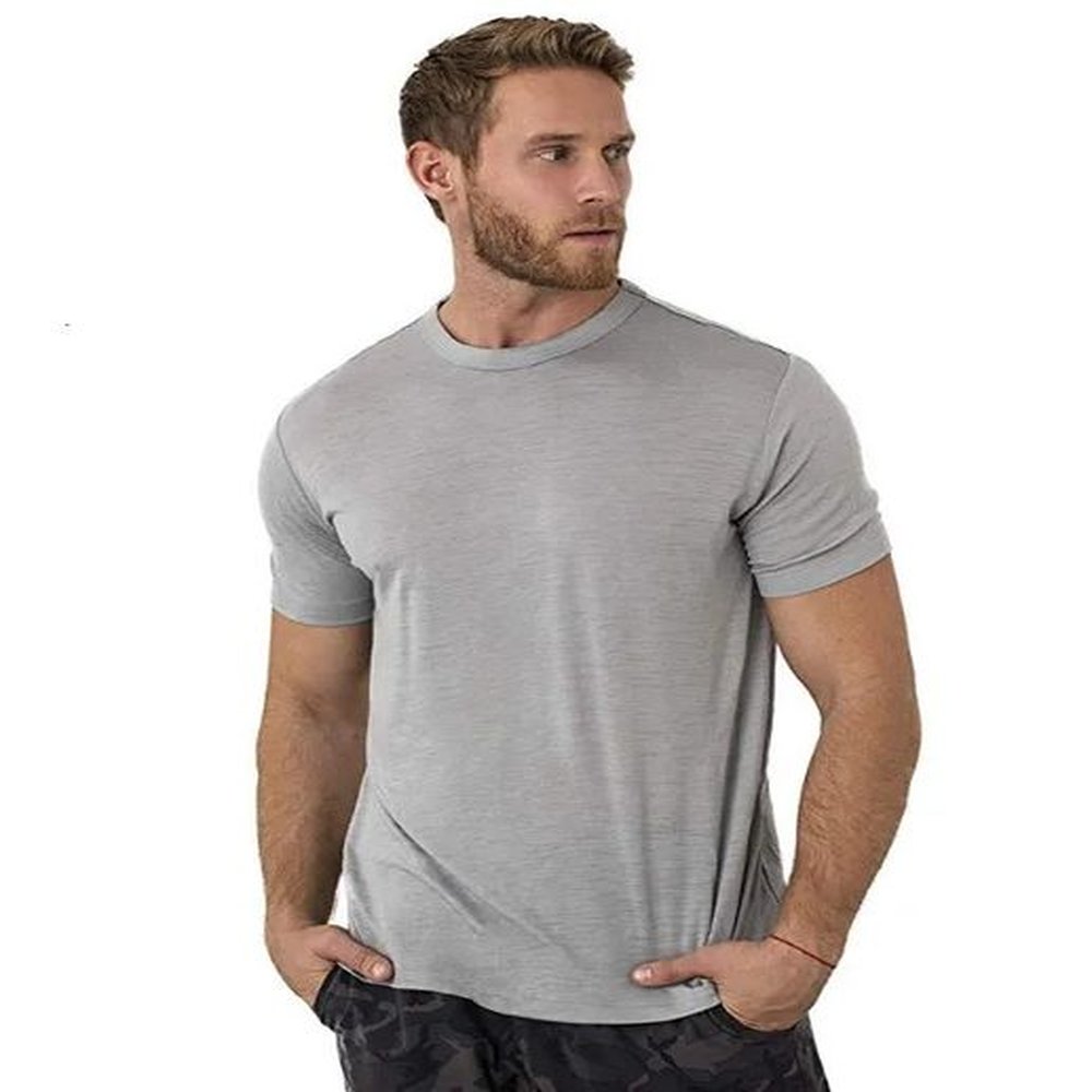 100% Merino Wool T Shirt Men Merino Wool T Shirt Base Layer Merino Wool Shirt Soft Wicking Breathable Anti-Odor No-itch USA Size 250107