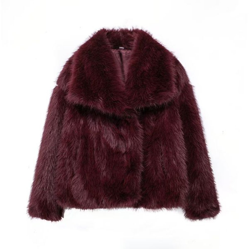 metal color sequin woven jacket for women loose stand collar