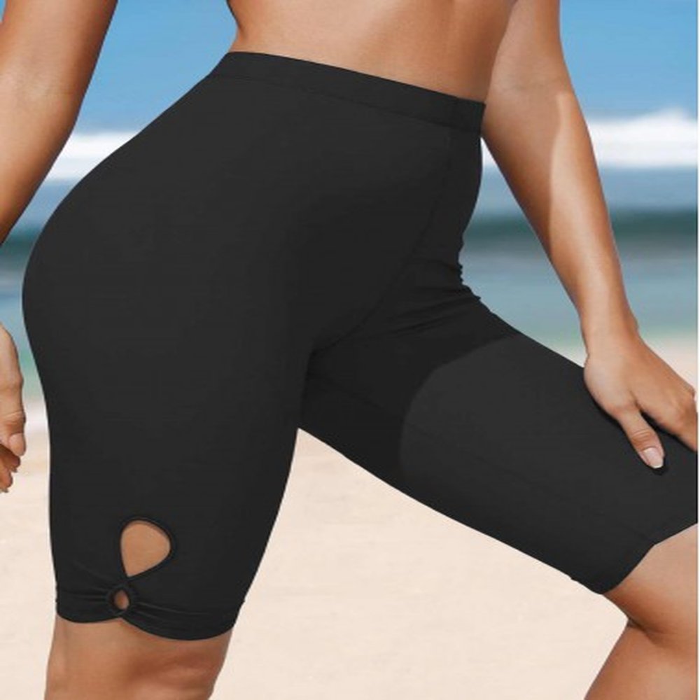 modlily high waisted multi color swim shorts m