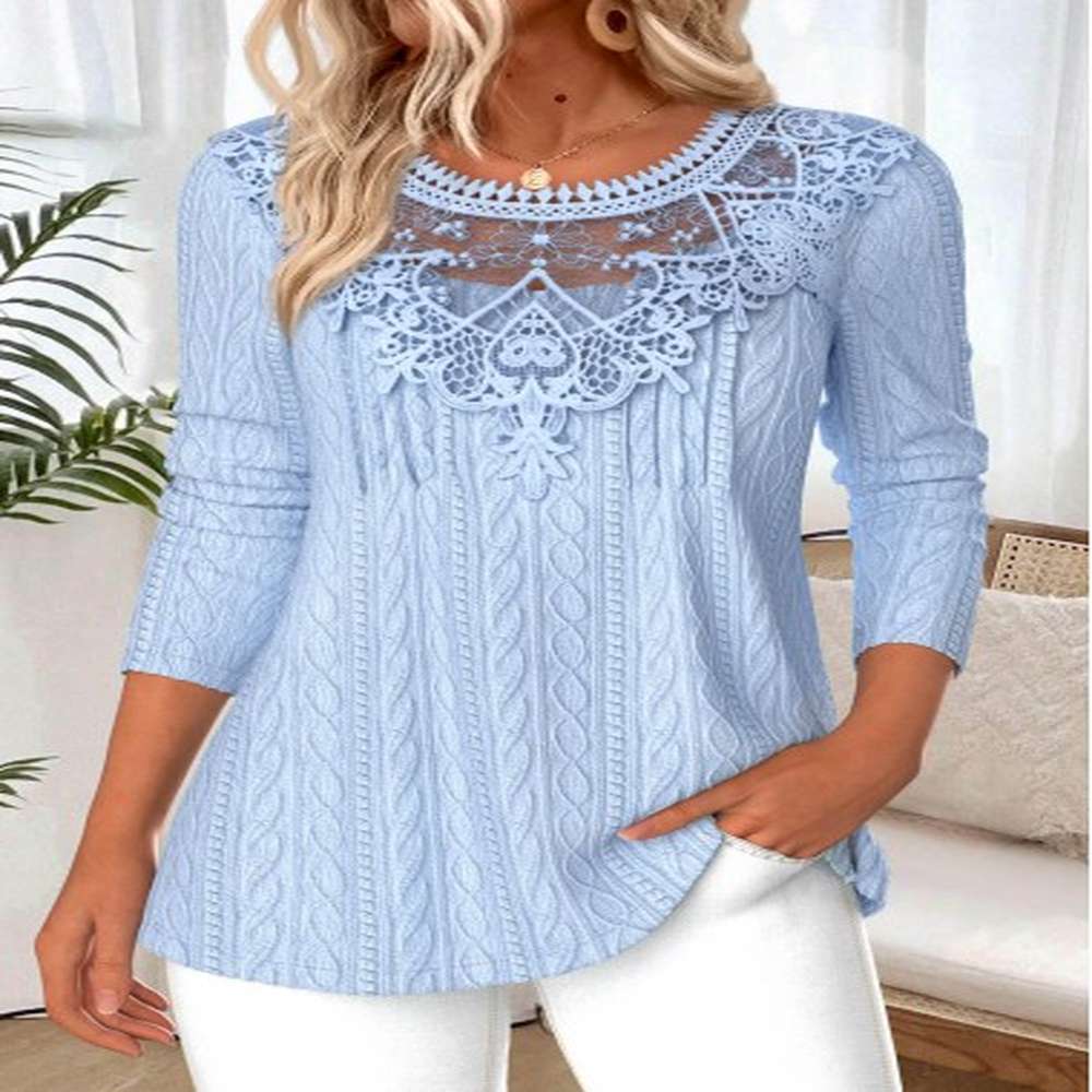 modlily light blue tummy coverage long sleeve t shirt