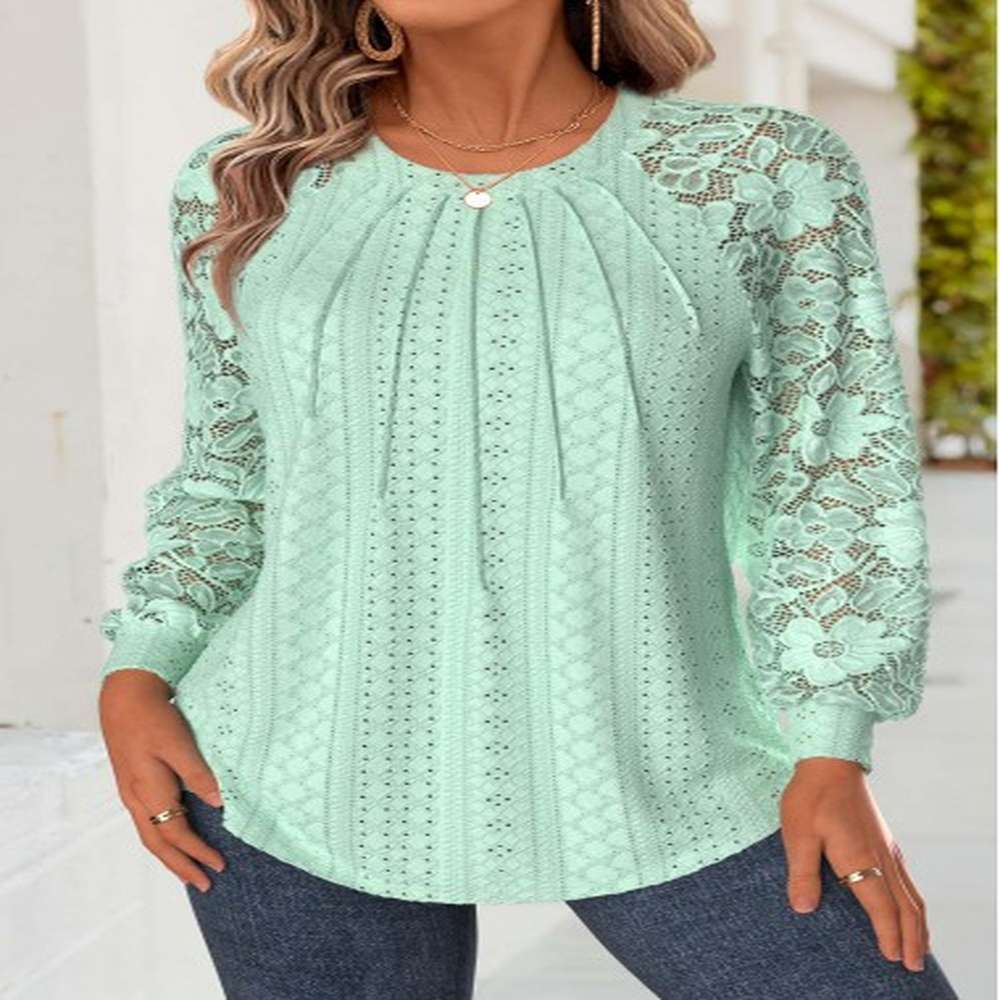 modlily light green tummy coverage long sleeve t shirt