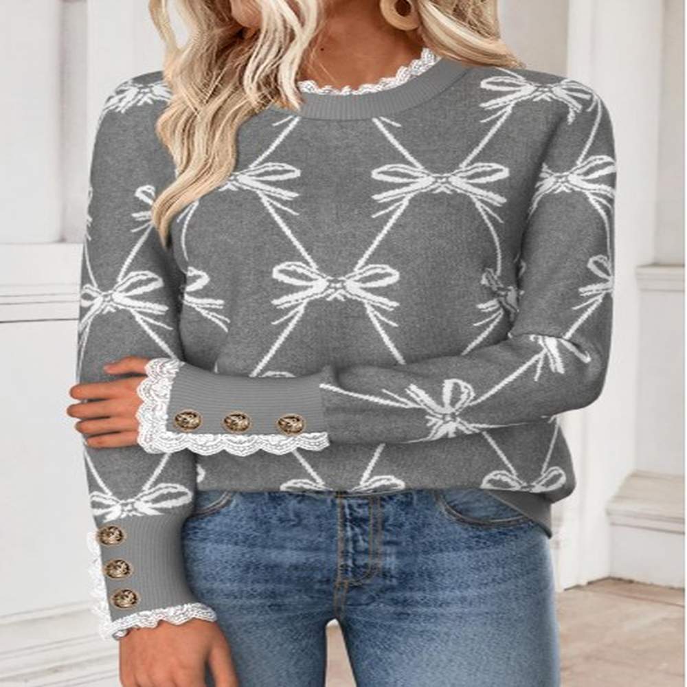 modlily light grey marl curved hem butterfly print sweatshirt