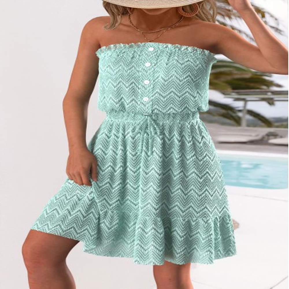 modlily mint green lace sleeveless bandeau dress xl