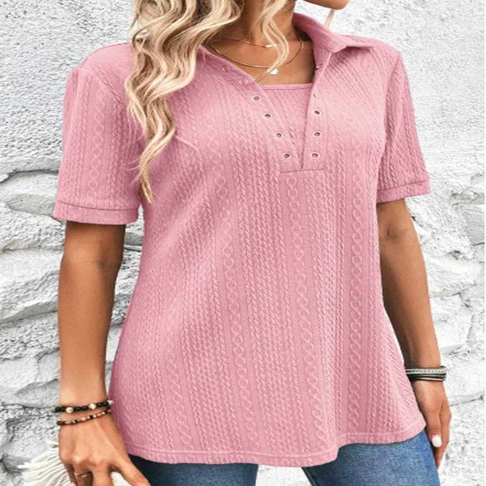 modlily pink eyelet short sleeve t shirt s