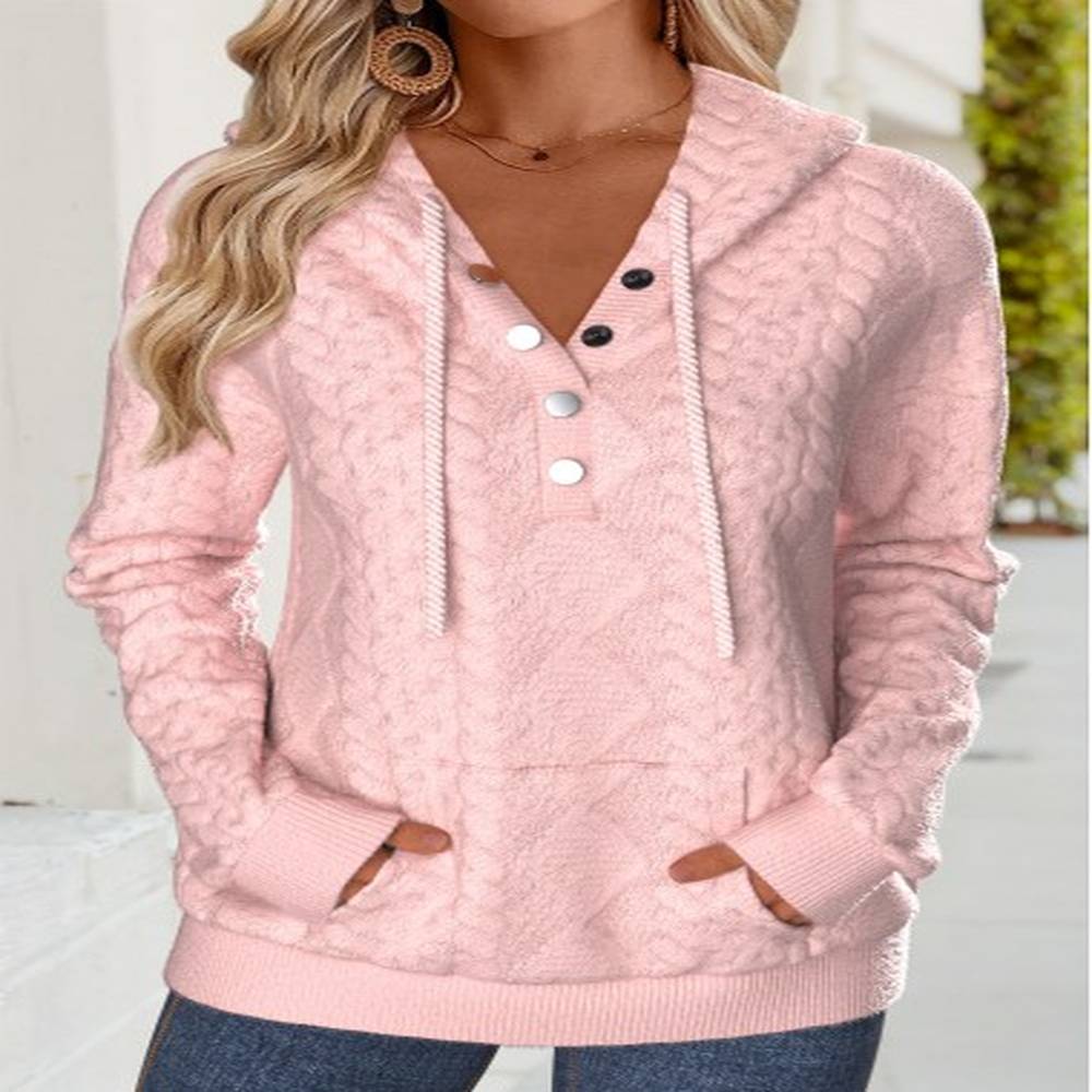 modlily pink tummy coverage long sleeve hoodie m