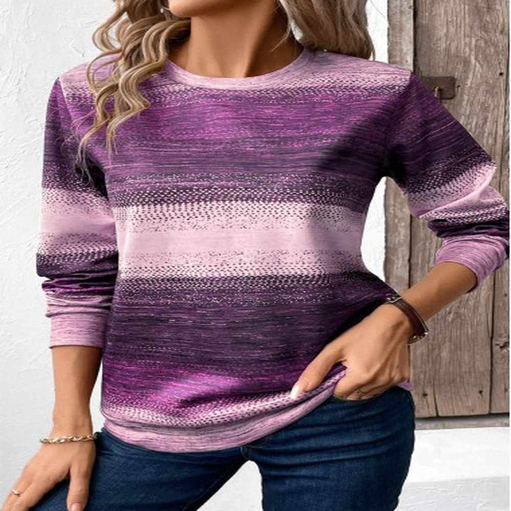 modlily purple patchwork tribal print long sleeve sweatshirt xxl