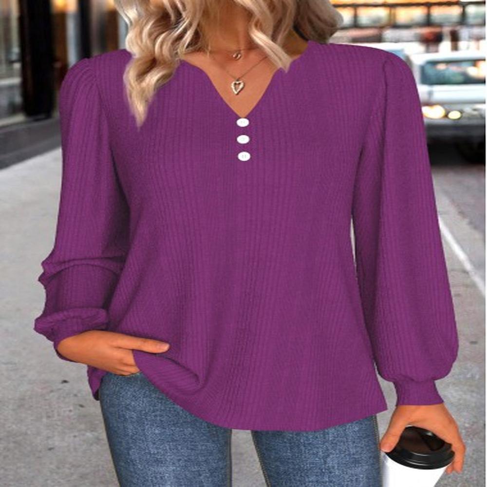 modlily purple split long sleeve t shirt m