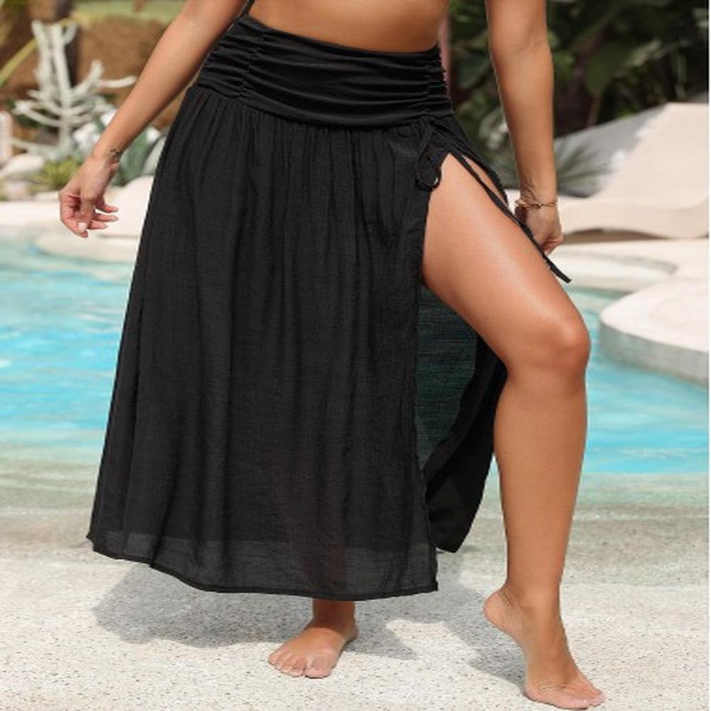 modlily tie design black color cover up xl