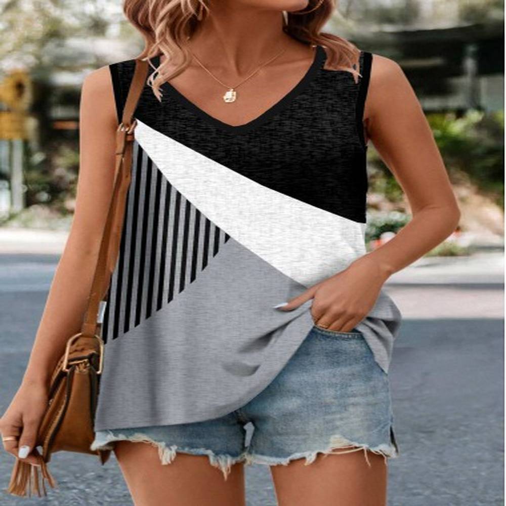 modlily tunic grey v neck tank top xxl
