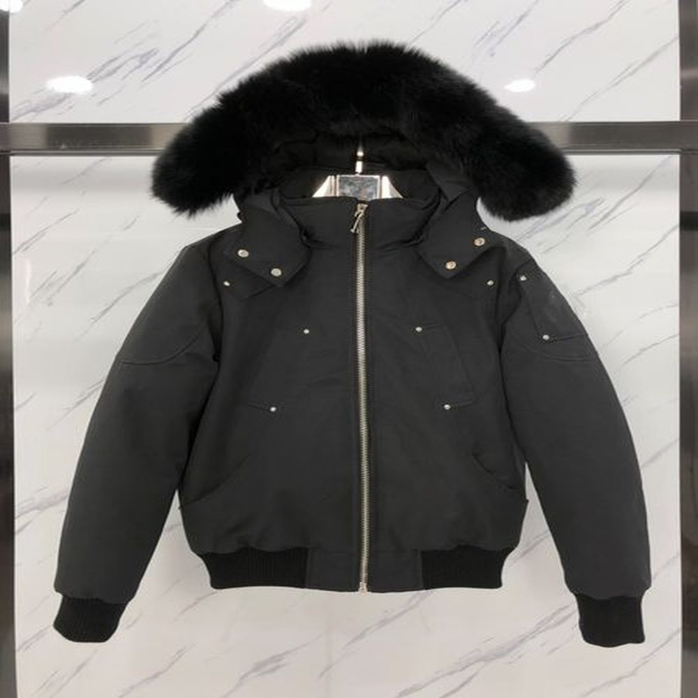 Moose Jacket Moose Knukle Down Parkas Down Jacket Men Fur Collar Parka Winter Waterproof Duster Coat Cloak Moode Knuckle Men And Women Coupl
