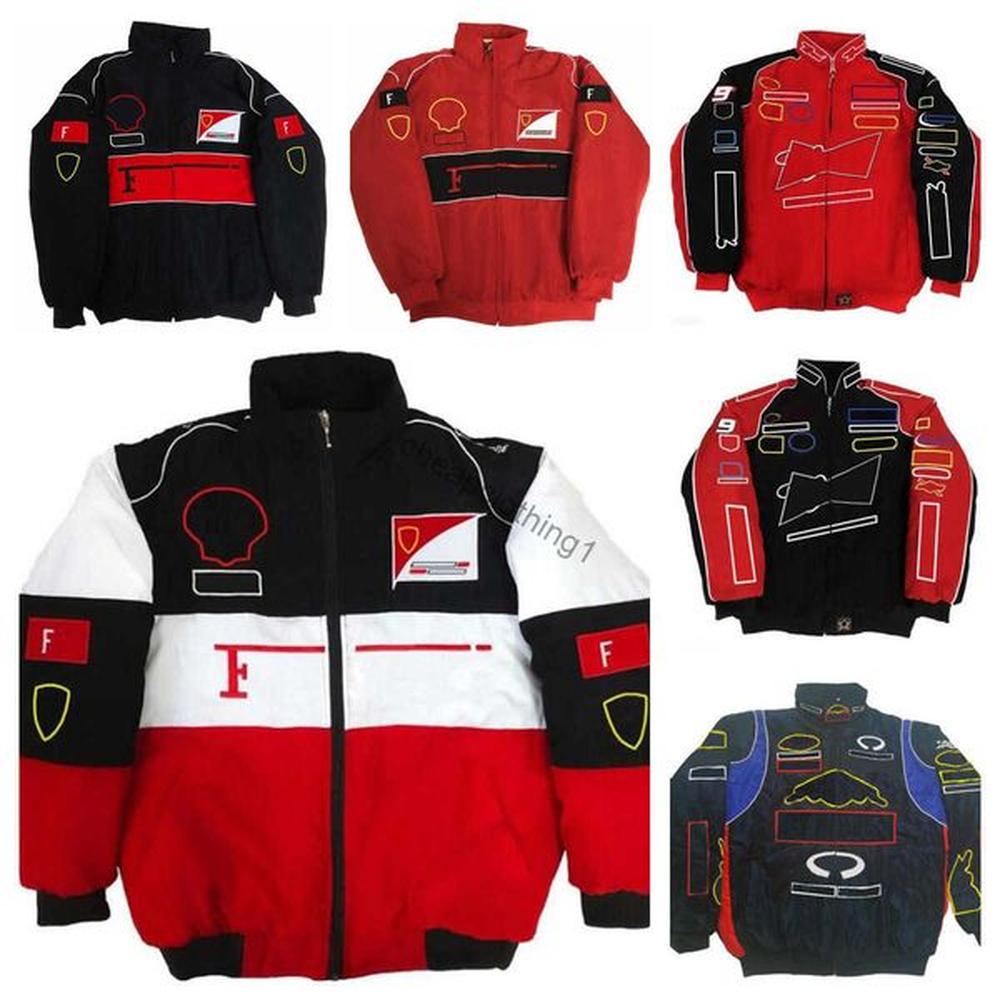 Motorcycle clothes F1 racing jackets autumn and winter full embroidery cotton clothing spot sales