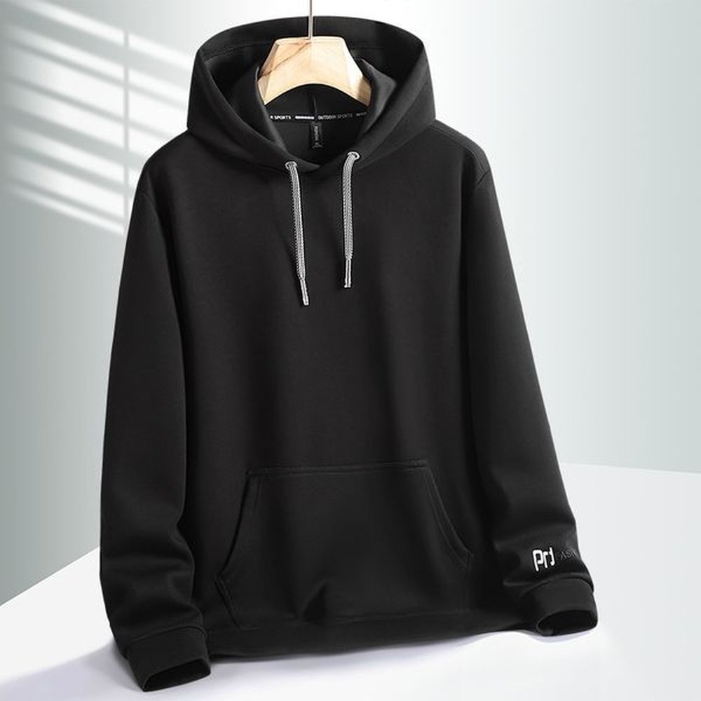 MU01033 Hooded sports sweatshirt men 2024 autumn new long-sleeved men's jacket