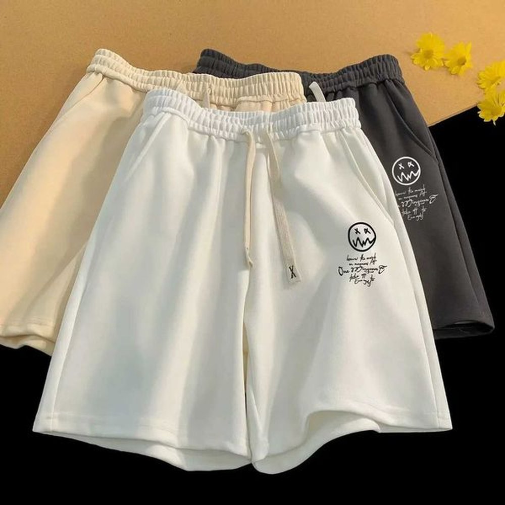 M-8XL Ultra Thin Mens Casual Wide Leg Shorts Classic Trend Loose Ultra Thin Mens Sports Shorts W241226