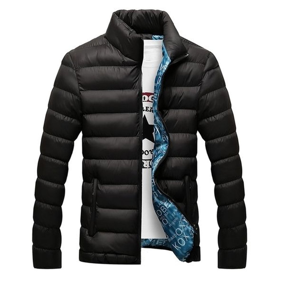 M-6XL Winter Jacket Men Fashion Stand Collar Male Parka Jacket Mens Solid Thick Jackets and Coats Man Winter Parkas 211124