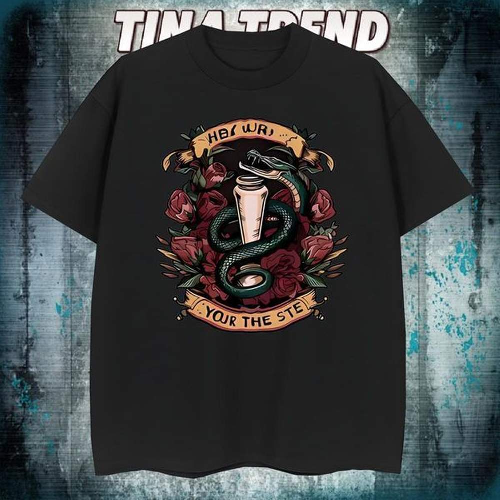 New Arrival Mens Tshirts snake Summer Casual 230g Cotton Tee Shirt O Neck Short Sleeves Soft Mens T Shirts Skull